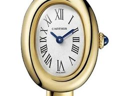 Cartier Baignoire WGBA0078 (2026) - Silver dial 16 mm Yellow Gold case