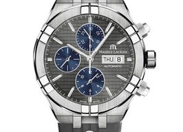 Maurice Lacroix Aikon AI6038-TT030-330-2 (2024) - Grijs wijzerplaat 44mm Titanium