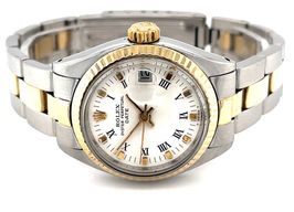 Rolex Lady-Datejust 6917 (1978) - White dial 26 mm Gold/Steel case