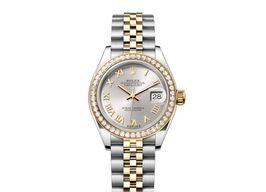 Rolex Lady-Datejust 279383RBR-0005 (2024) - Silver dial 28 mm Gold/Steel case