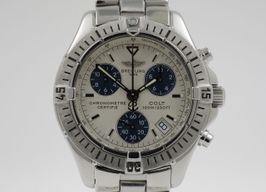 Breitling Colt Chronograph A73350 (2002) - Silver dial 38 mm Steel case