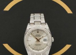Rolex Datejust 36 116200 (2010) - Zilver wijzerplaat 36mm Staal