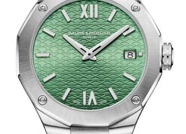 Baume & Mercier Riviera M0A10683 (2026) - Groen wijzerplaat 36mm Staal