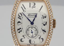 Tissot Chronometre H699 (2002) - Silver dial 35 mm Yellow Gold case