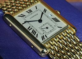 Cartier Tank Louis Cartier 8110 (Unknown (random serial)) - White dial 31 mm Yellow Gold case