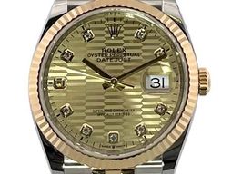 Rolex Datejust 36 126233 (2023) - Gold dial 36 mm Gold/Steel case