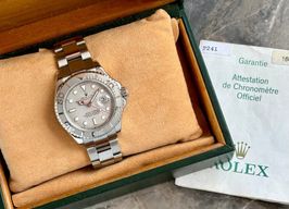 Rolex Yacht-Master 40 16622 (2004) - Zilver wijzerplaat 40mm Staal