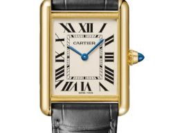 Cartier Tank Louis Cartier WGTA0343 (2026) - Zilver wijzerplaat 34mm Geelgoud