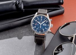 IWC Pilot Chronograph IW377714 (2021) - Blauw wijzerplaat 43mm Staal