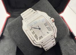 Cartier Santos WSSA0018 (2020) - Zilver wijzerplaat 40mm Staal