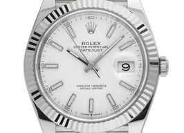 Rolex Datejust 41 126334 (2025) - White dial 41 mm Steel case