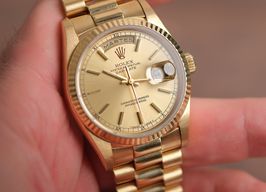 Rolex Day-Date 36 18238 (1991) - Champagne dial 36 mm Yellow Gold case