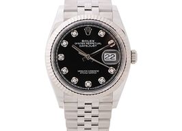 Rolex Datejust 36 126234 (2024) - Zwart wijzerplaat 36mm Staal