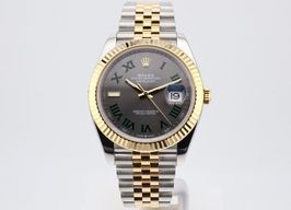 Rolex Datejust 41 126333 (2022) - Grey dial 41 mm Gold/Steel case