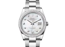Rolex Datejust 36 126284RBR-0012 (2024) - Pearl dial 36 mm Steel case