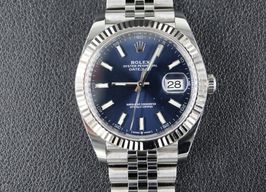 Rolex Datejust 41 126334 (2021) - Blauw wijzerplaat 41mm Staal