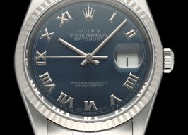 Rolex Datejust 36 16234 (1997) - Blauw wijzerplaat 36mm Staal