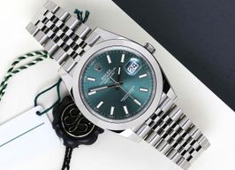 Rolex Datejust 41 126300 (2024) - Groen wijzerplaat 41mm Staal