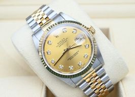 Rolex Datejust 36 16233 (1995) - Champagne dial 36 mm Gold/Steel case