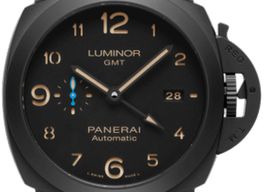Panerai Luminor 1950 3 Days GMT Automatic PAM01441 (2026) - Black dial 44 mm Titanium case