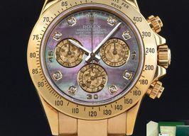 Rolex Daytona 116528 (2006) - Pearl dial 40 mm Yellow Gold case