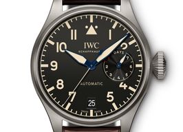 IWC Big Pilot IW501004 (2024) - Zwart wijzerplaat 46mm Titanium