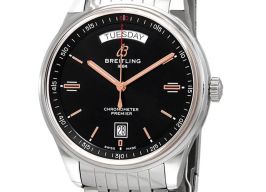 Breitling Premier Automatic 40 A45340241B1A1 (2023) - Zwart wijzerplaat 40mm Staal