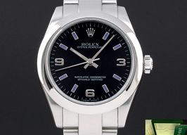 Rolex Oyster Perpetual 31 177200 (2010) - Black dial 31 mm Steel case
