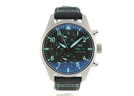 IWC Pilot Chronograph IW388108 (2023) - Black dial 41 mm Titanium case