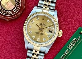 Rolex Lady-Datejust 69173G (1997) - Gold dial 26 mm Gold/Steel case
