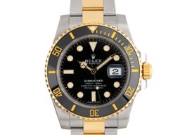 Rolex Submariner Date 116613LN (2020) - Zwart wijzerplaat 40mm Goud/Staal