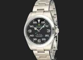 Rolex Air-King 126900 (2022) - Zwart wijzerplaat 40mm Staal