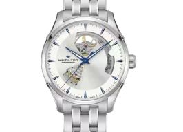 Hamilton Jazzmaster Open Heart H32675150 (2025) - Zilver wijzerplaat 40mm Staal