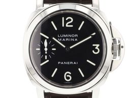 Panerai Luminor Marina PAM00001 (Unknown (random serial)) - Black dial 44 mm Steel case
