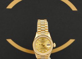 Rolex Lady-Datejust 69178 (1986) - Gold dial 26 mm Yellow Gold case