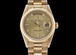 Rolex Day-Date 18038 (1985) - Gold dial 36 mm Yellow Gold case