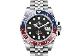 Rolex GMT-Master II 126710BLRO (Onbekend (willekeurig serienummer)) - Zwart wijzerplaat 40mm Staal