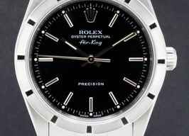 Rolex Air-King 14010 (1996) - Black dial 34 mm Steel case