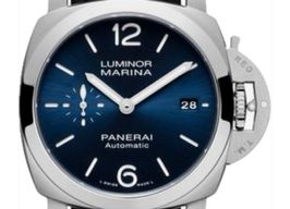 Panerai Luminor Marina PAM01370 (2024) - Blauw wijzerplaat 40mm Staal