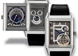 Jaeger-LeCoultre Reverso 241.3.65 (Onbekend (willekeurig serienummer)) - Zilver wijzerplaat 38mm Witgoud