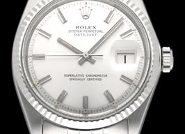 Rolex Datejust 1601 (1970) - Zilver wijzerplaat 36mm Staal