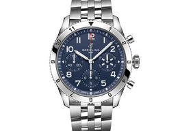 Breitling Classic AVI A233801A1C1A1 (2025) - Blauw wijzerplaat 42mm Staal