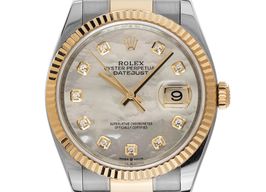 Rolex Datejust 36 126233 (2022) - Parelmoer wijzerplaat 36mm Goud/Staal