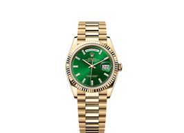 Rolex Day-Date 36 128238 (2025) - Groen wijzerplaat 36mm Geelgoud