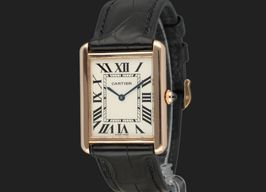 Cartier Tank Solo W5200025 (2016) - Zilver wijzerplaat 35mm Roségoud