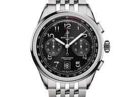 Breitling Premier AB0145221B1A1 (2025) - Zwart wijzerplaat 42mm Staal