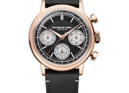 Raymond Weil Millesime 7765-PC5-20631 (2026) - Zwart wijzerplaat 39mm Staal