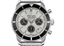 Breitling Superocean Heritage II Chronograph AB0162121G1A1 (2023) - Silver dial 44 mm Steel case