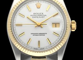 Rolex Datejust 1601 (1973) - White dial 36 mm Gold/Steel case