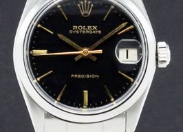 Rolex Oyster Precision 6466 (1960) - Black dial 31 mm Steel case